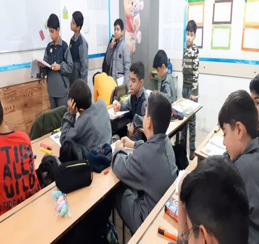 ارائه کنفرانس توسط دانش آموزان پایه پنجم